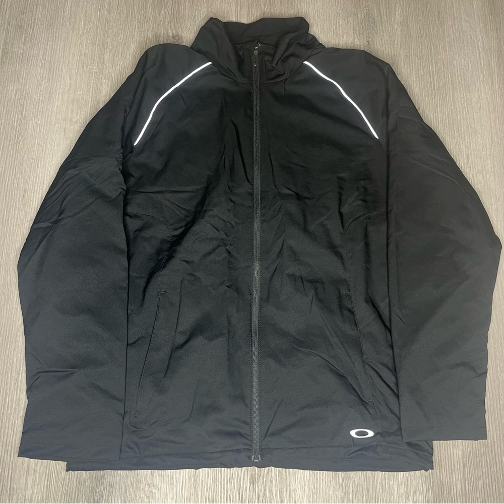 NWT Oakley Black Zip Up Jacket